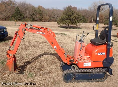 2002 kubota k008 mini excavator|kubota k008 specifications.